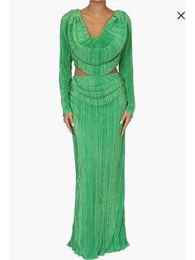 chinese dress ladies Black Metallic Celestina Draped Maxi Dress